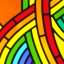 Lanarkshire Airdrie St Andrews Hospice Chapel Rainbow Symbol