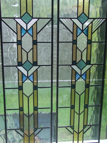 Stained Glass Art Deco Sidelights Adel Yorkshire